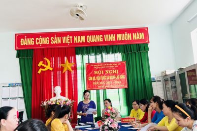 HỘI NGHỊ CÁN BỘ VIÊN CHỨC NGƯỜI LAO ĐỘNG NĂM HỌC 2022-2023 TRƯỜNG MẪU GIÁO BÌNH HẢI